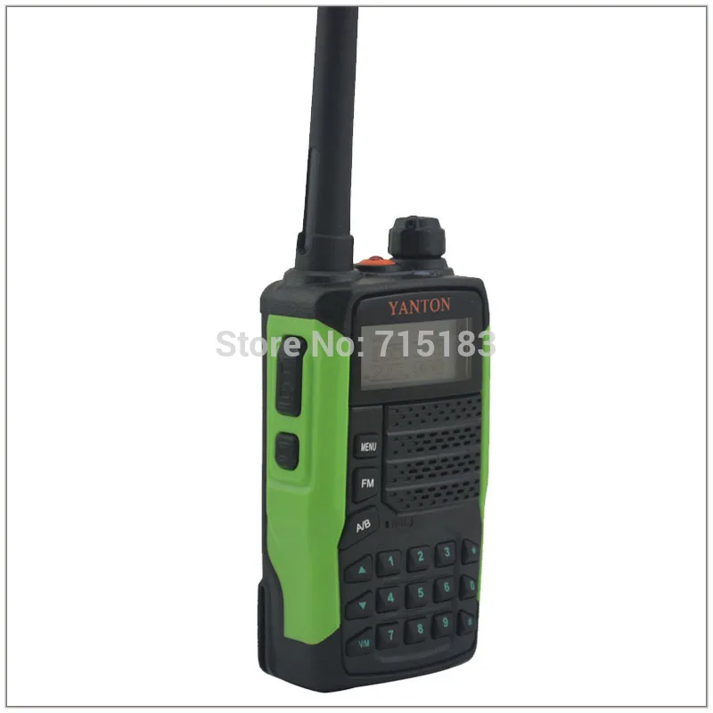 Dual Band FM Портативный двусторонней Радио YANTON GT-03 TX и RX и от 136.000-259.995 мГц и 320.000-479.995 мГц Цвет зеленый