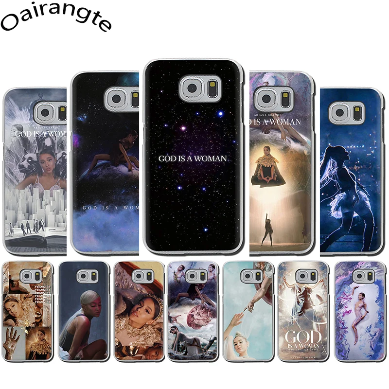 

Ariana Grande God woman Hard Phone Cover Case for Samsung galaxy S6 7 Edge S8 9 Plus S10 E Plus Note8 9 M10 20 30