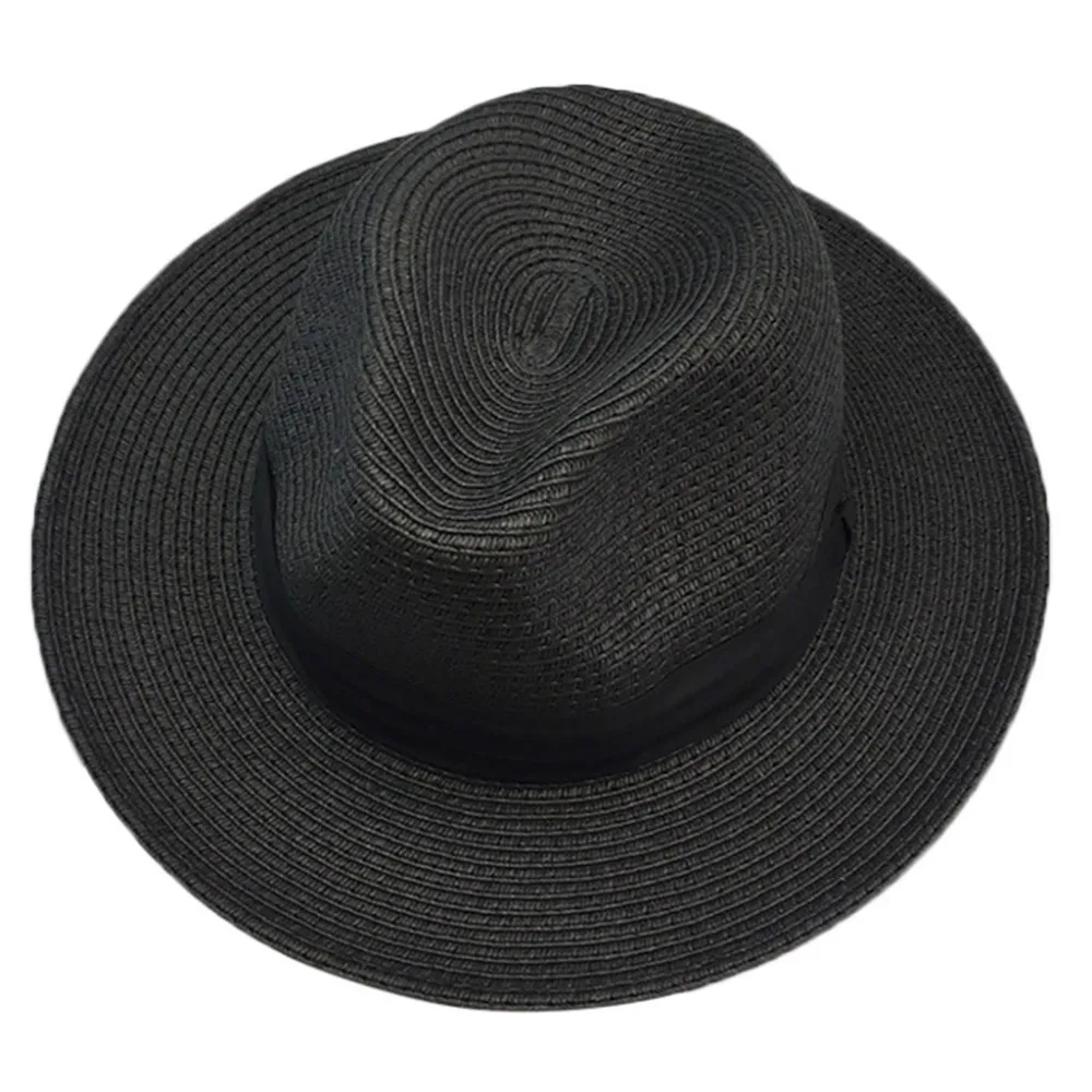 2019 Woman sunscreen princess large flowerpot beach hat summer wide-brimmed straw curling beach hat summer beach hat girl 40J5 (6)