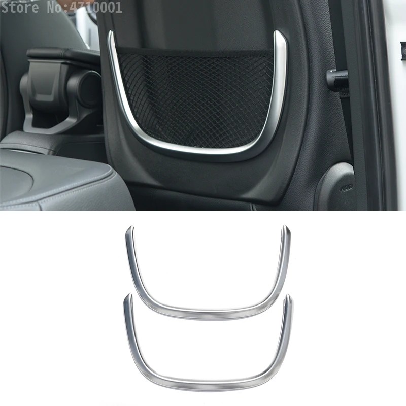 

2pcs For BMW X1 F48 2016-18 ABS Chrome Rear Back Net Frame Cover Trim For BMW 2 Series 218i f45 f46 For BMW X2 F47 2018