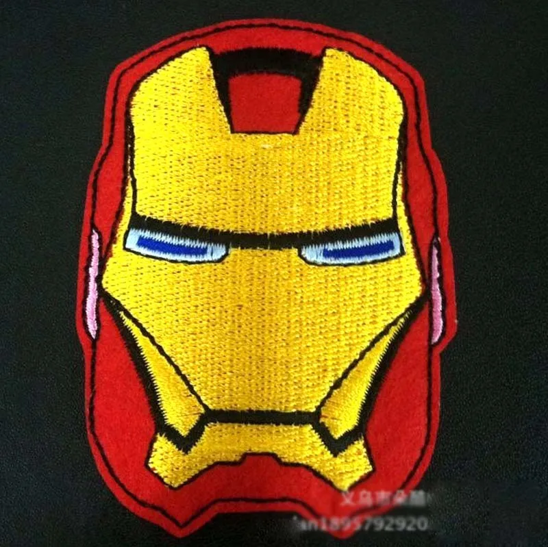 

Cartoon Iron on Ironman Iron Man Embroidered Clothes Patch For Clothing Girls Boys