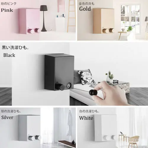 

Faroot Clothes Dryer Retractable Clothesline 4.2 Metre Balcony Clothesline New Version Invisible Clothes Line Indoor Outdoor