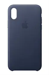 Apple MQTC2ZM/A, чехол для кожи, Apple, iPhone X см, 5,8 см (14,7 "), синий