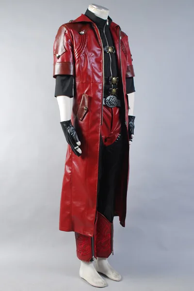 DMC IV 4 Данте косплей костюм Хэллоуин наряд пальто полный набор для взрослых мужчин женщин