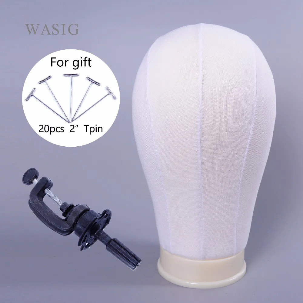 21/22"/23"/24"/25" Beige Poly Canvas Block Head Hair Extension/weft/wig