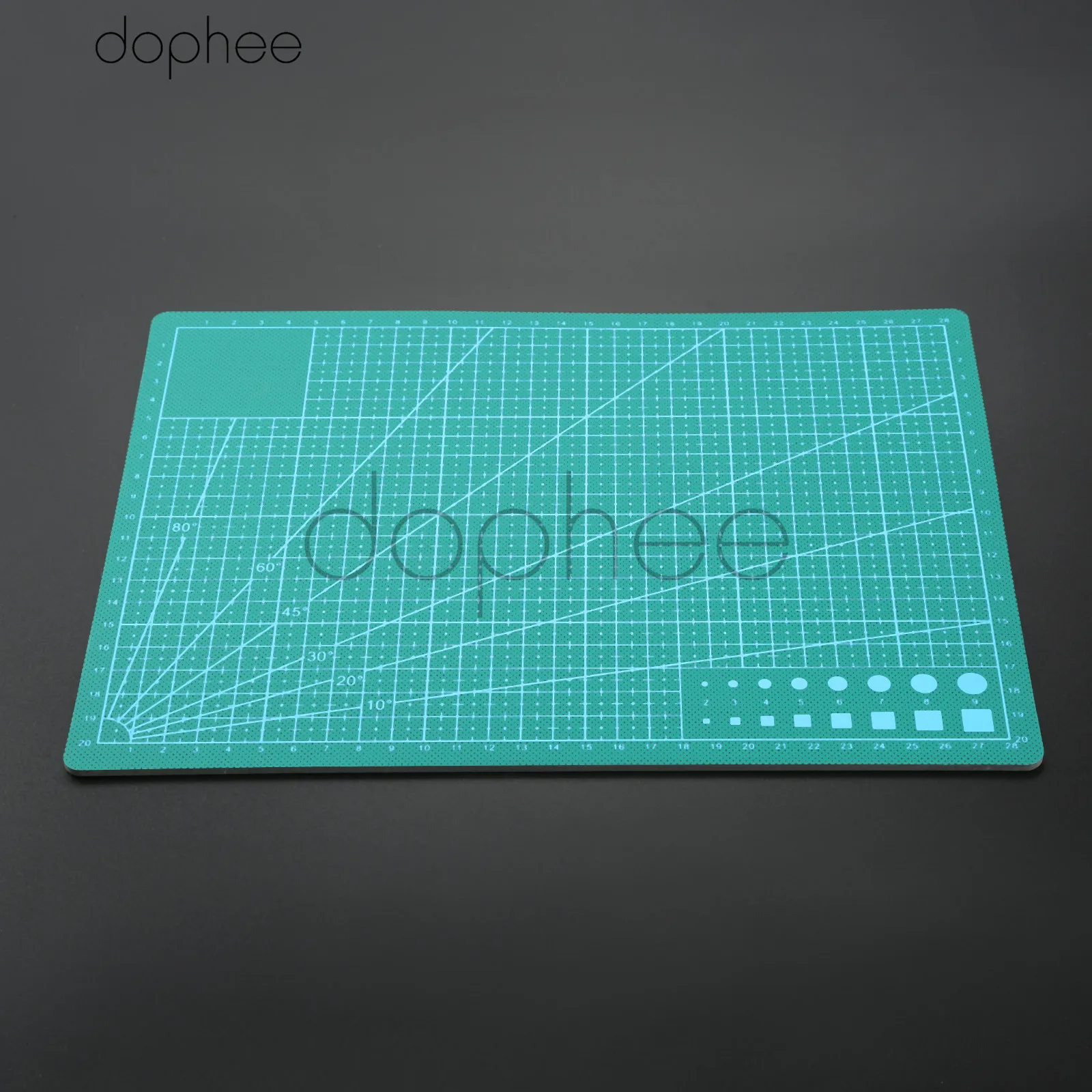 

dophee 1pcs A4 PVC Self Healing Cutting Mat Craft Quilting Grid Lines Printed Board For Drawing Craft Carving Model Making