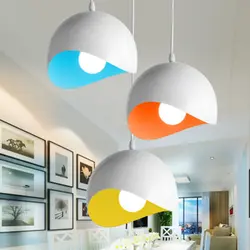 Скандинавский Лофт светодиодный подвесные алюминиевые светильники подвесной светильник освещение гостиная ресторан Кухонные