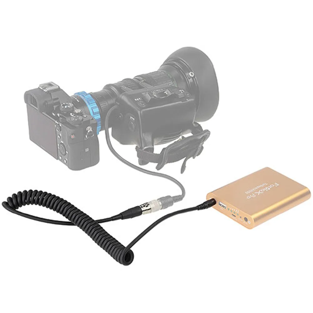 DC 12v штыревой к 12 Pin Hirose спиральный кабель питания GH4 Power B4 2/3 &quotдля Fujinon Canon Nikon Servo Zoom