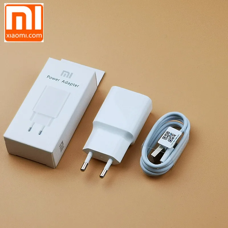 Оригинальное зарядное устройство для xiaomi Mi с европейской вилкой Redmi 2 3 4 5 6 Note Plus 4x