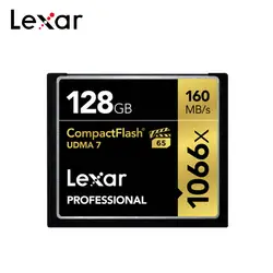 Оригинальный Lexar Профессиональный CompactFlash UDMA 7 Слот для карт памяти Макс 160 МБ/с. CF карт карты памяти для спортивной экшен-камеры 4k для