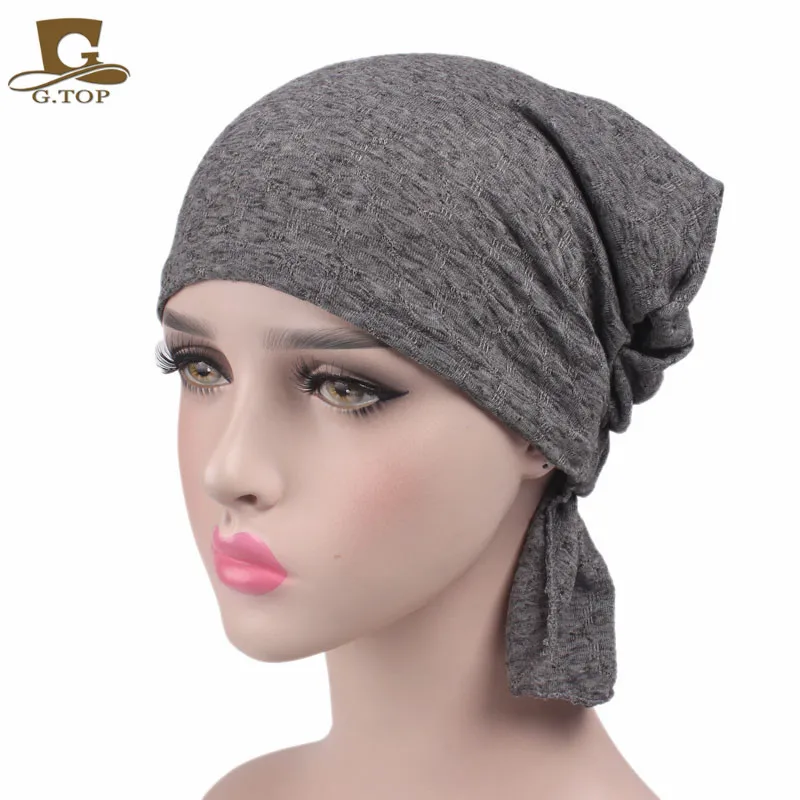 Nuovo cotone Delle Donne Chemio Cappello elastico Beanie foulard Turbante  Copricapi per I Malati di Cancro|headwear women|headwear for chemowomen  headwear - AliExpress