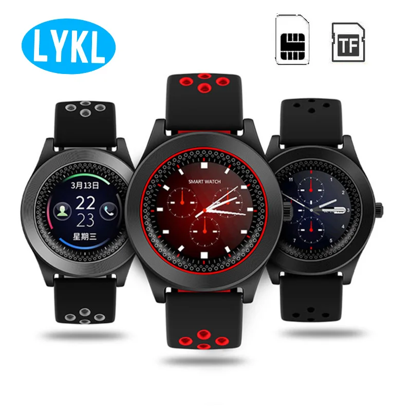 

LYKL Smart Watch TF8 Support Memory Card SIM Card Phone Sports Fitness Watch IP68 Waterproof Bluetooth Android Smart Wristwatch
