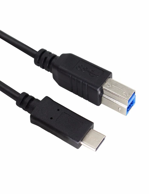 Let at ske alkohol Bemærk venligst USB3.1 Type C to Type B Cable - SuperSpeed Standard USB 3.0 Male Port With  Reversible