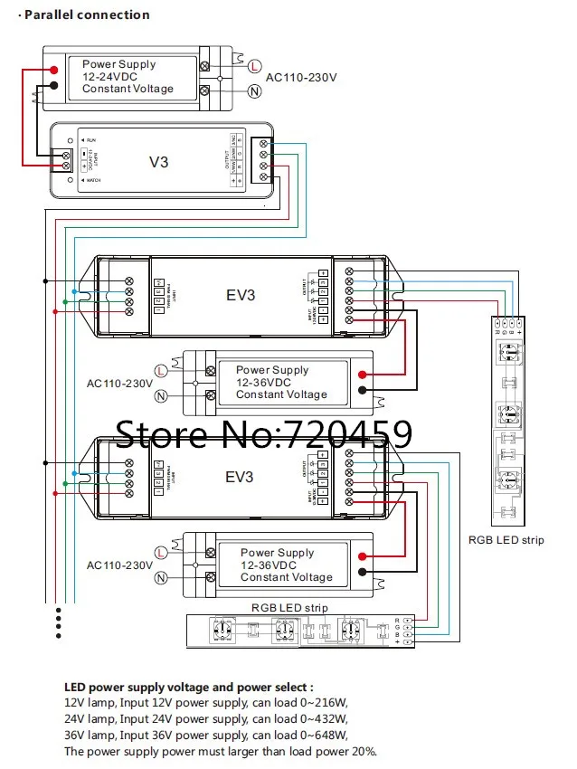 EV3 Led PWM контроллер 3 канала Мощность ретранслятор 6A постоянного Напряжение Мощность ретранслятор Led RGB полосы Мощность усилитель контроллер