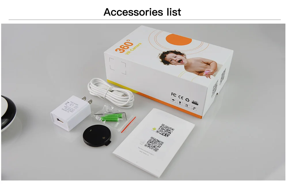 wifi wireless Panoramic Security IP Camera (11)