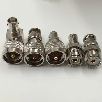 

Kit Adapter 5pcs/set PL259 SO239 to BNC male female RF connector Test converter