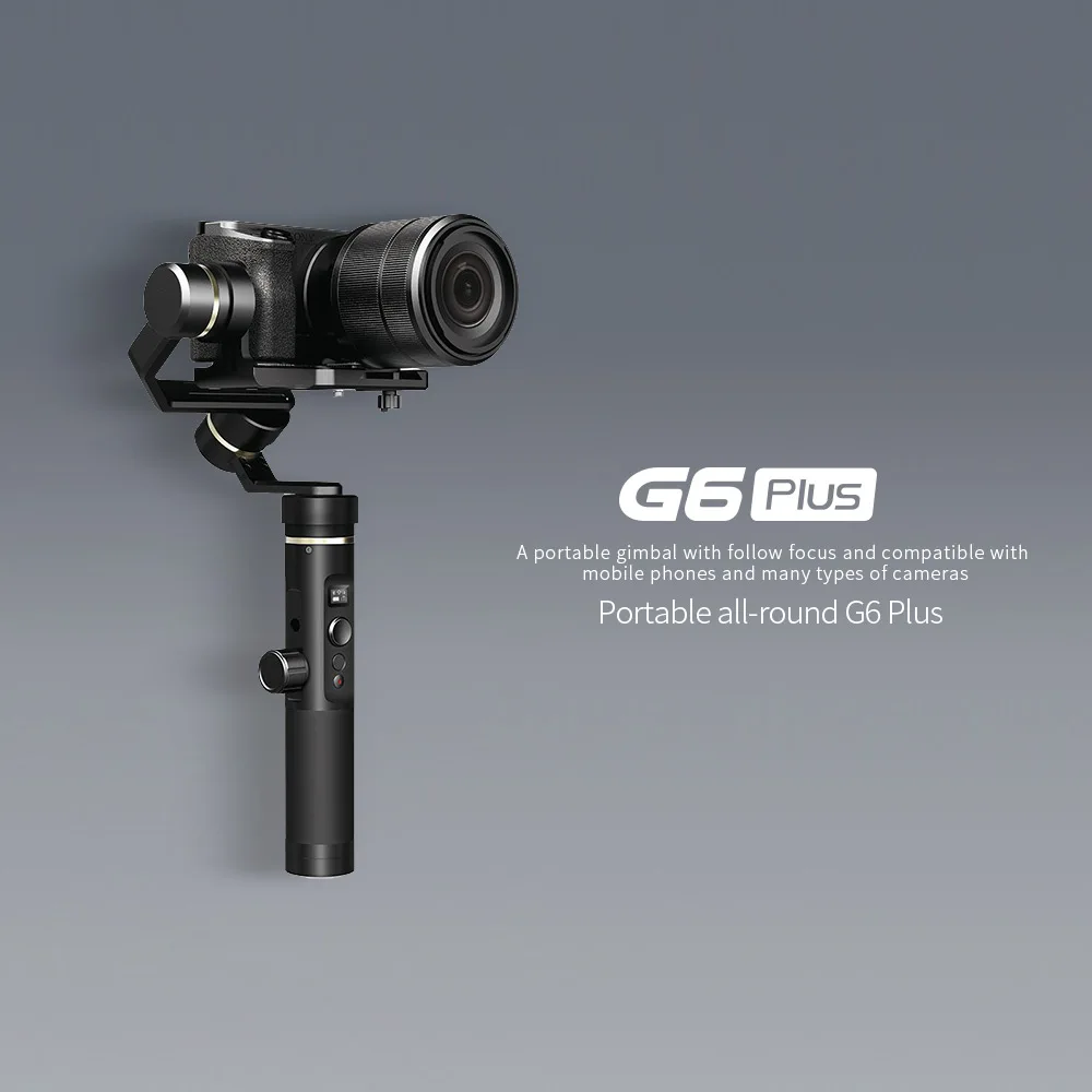 FeiyuTech G6 плюс 3-осевой ручной шарнирный стабилизатор для камеры GoPro для sony RX100 a6300 a6500 RX0 для Canon M10 G3X для экшн-Камеры GoPro Hero серии