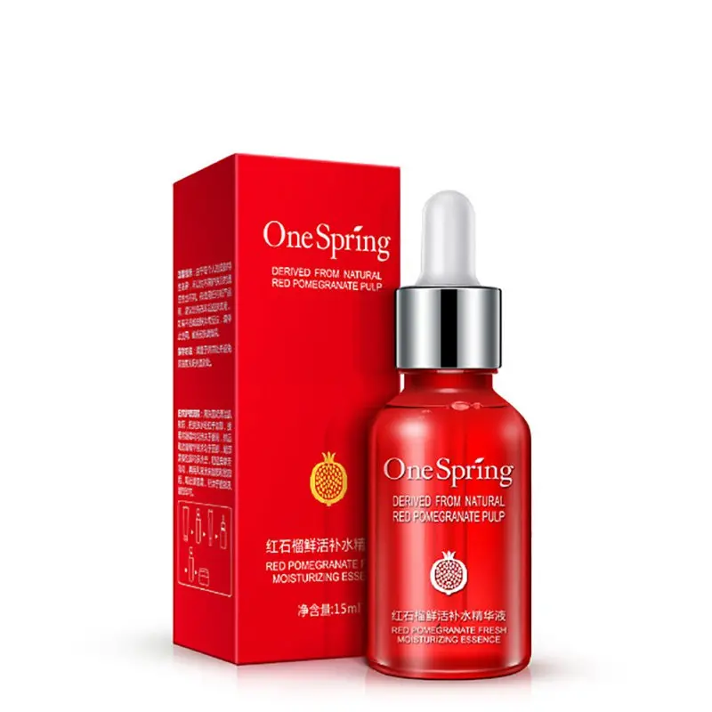 

Red Pomegranate Nourishing Moisturzing Essence Serum Face Cream Skin Care Whitening Anti Aging Hyaluronic Acid Liquid