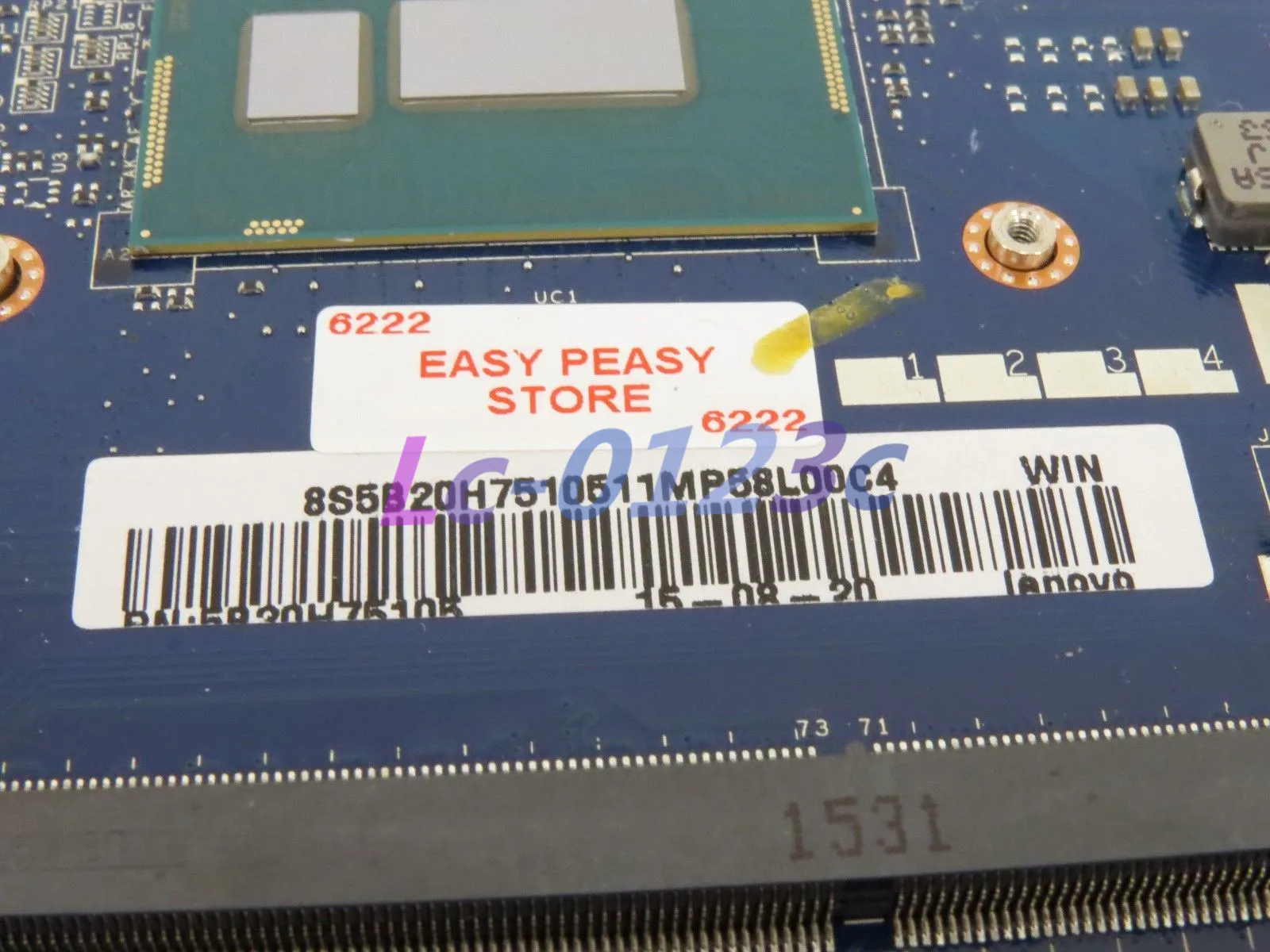 Fulcol для lenovo B50-80 Материнская плата ноутбука w/i3-4005U Процессор LA-B902P 5B20H75105 DDR3