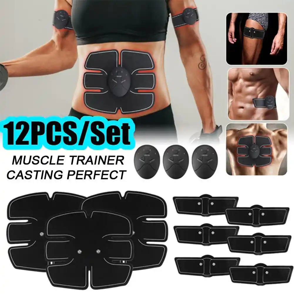 Ultimate EMS AB /& Arms Muscle Simulator ABS Training Home Abdominal Trainer Set