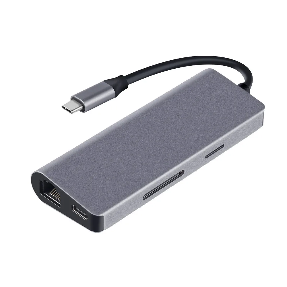 OMESHIN USB 3,0 type C концентратор Hdmi SD кард-ридер для Rj45 Lan адаптер зарядное устройство для Macbook td0925 Прямая поставка