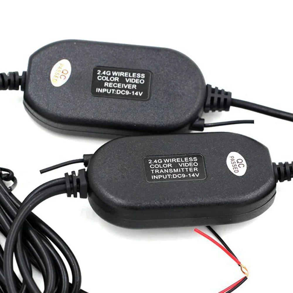 

Car Rear View2.4ghz RCA Color Video Car Wireless Transmitter Receiver 2.4g for Rearview Backup Reverse Camera / Front Car Camera