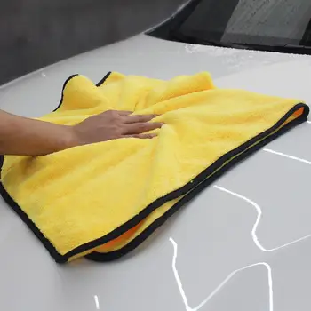 

92*56cm Soft Microfiber Fiber Buffing Fleece Car Wash Towel Absorbent Dry Cleaning Kit Set for Car Cleaning Drying Cloth