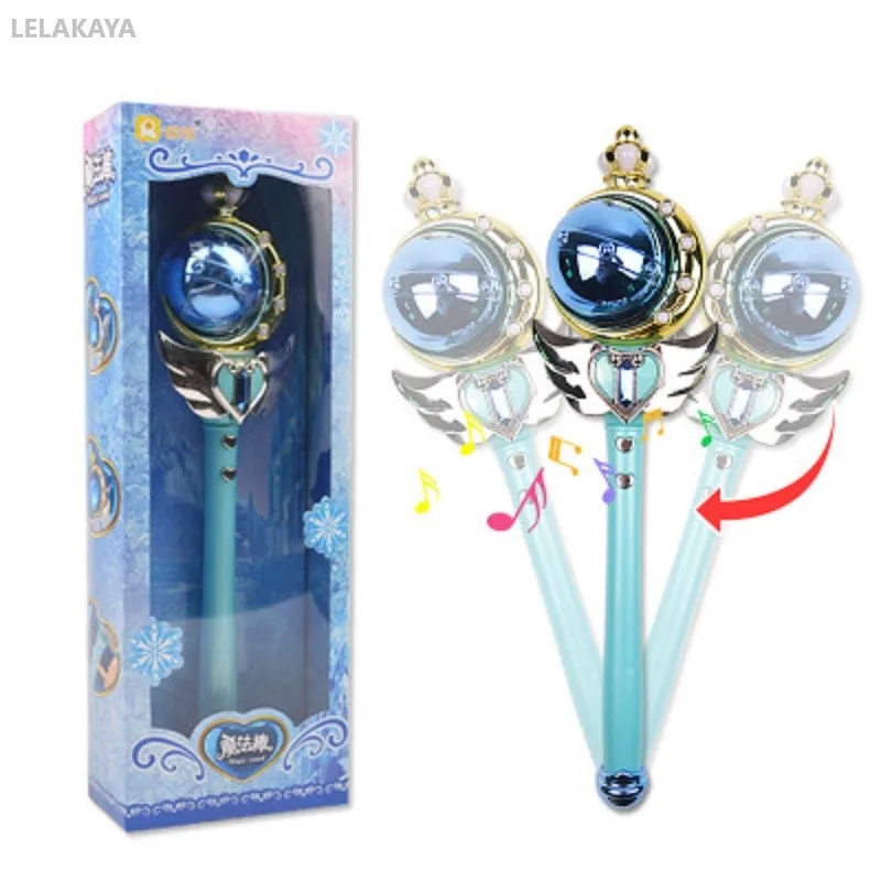 

Cosplay Card Captor Sakura Sailor Moon Anime Action Figure Cartoon Magic Stick Flash Fairy Rod Music Wand Puzzle Baby Doll 37cm