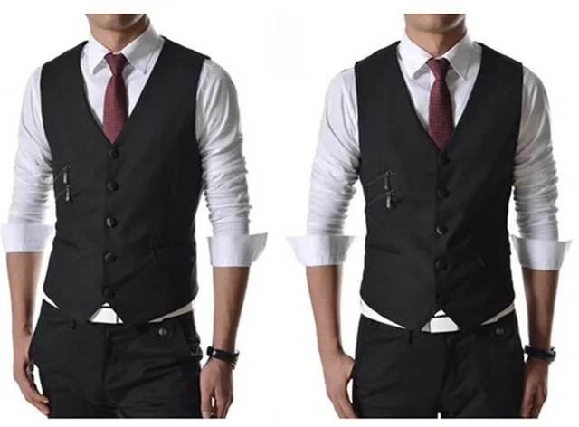 2014 New Arrival Mens Blazer Vest Fashion Europe and USA Design ...