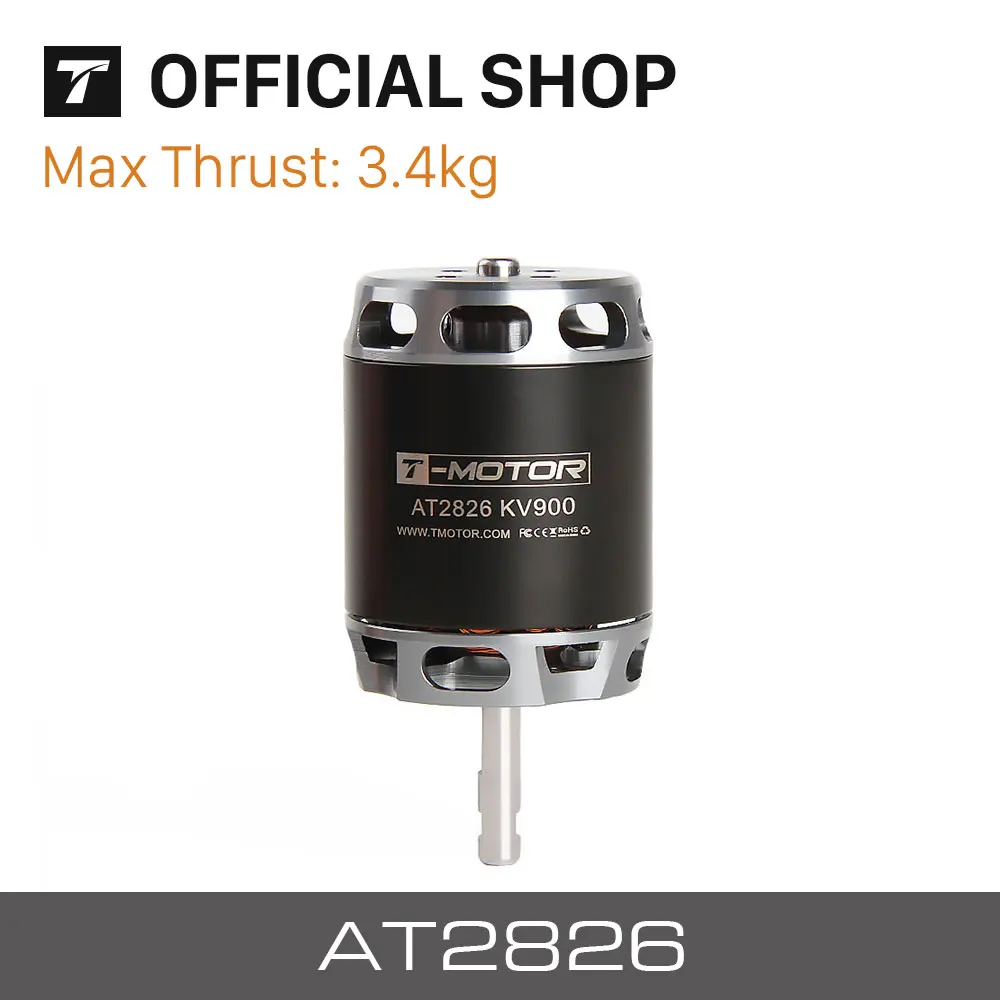 T-MOTOR AT2826 длинный вал KV900 KV1100 бесщеточный двигатель для Дронов дальнего радиуса
