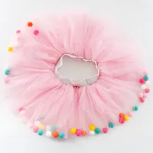 Милое платье принцессы с юбкой-пачкой для девочек детское платье-пачка с фатиновой юбкой для дня рождения зимняя одежда для маленьких девочек