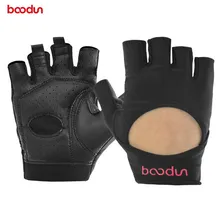 BOODUN Women Gym font b Gloves b font Slip Resistant Lycra Leather font b Gloves b