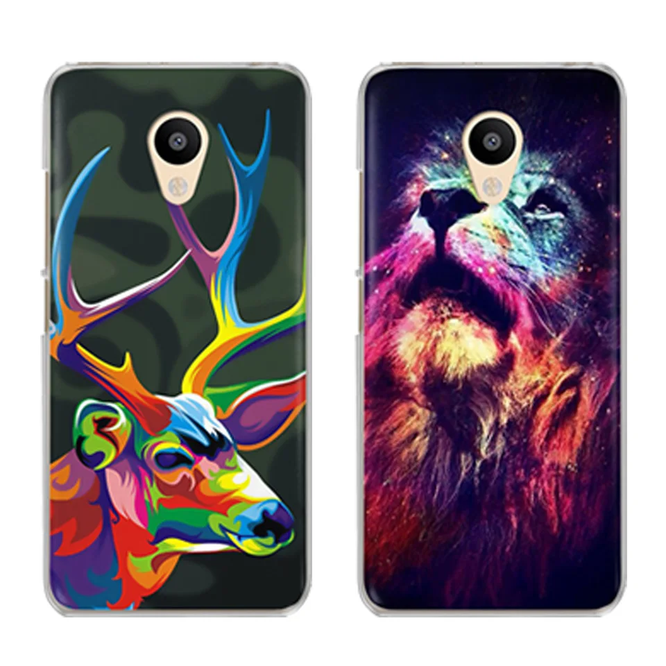 

Fashion Forest Animals For Meizu U20 10 M6 5 Note M5S 5C M3s 3Note Pro6 Soft TPU Painted Phone Case Shell Cover Coque