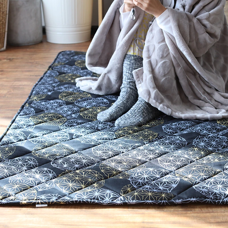 Estera de tatami de estilo japonés, alfombra acolchada de 100% algodón para suelo ambiental, almohadilla de gateo suave para la salud, Alfombra de la - AliExpress