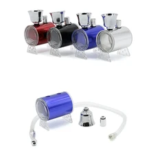 Модные трубы кальян портативный курительная трубка металлическая курительная трубка кальяна подарки для кальяна размельчитель курительная сигарета держатель