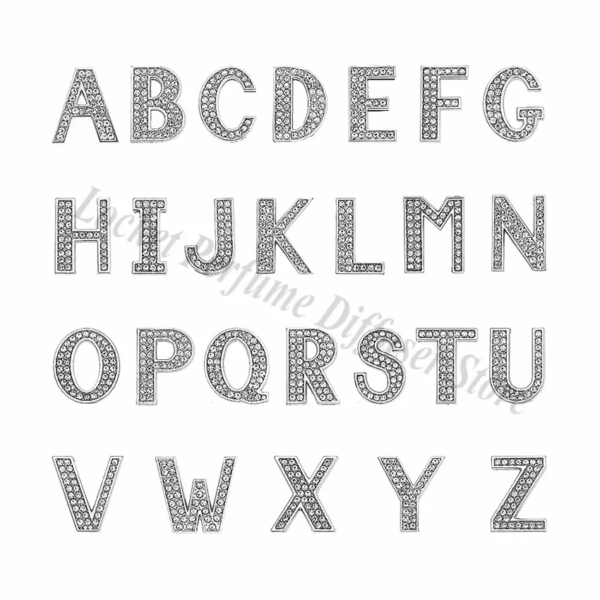 

Breya Bowles order about 200pcs 30mm silver color rhinestone letters
