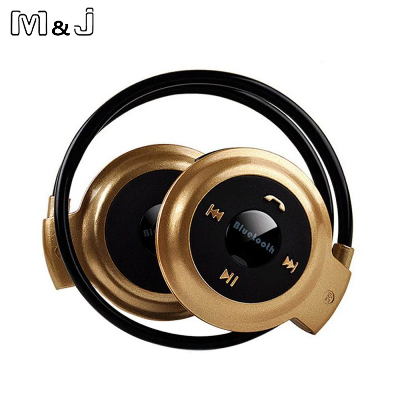 Спортивные беспроводные Bluetooth наушники M & J Mini 503 с шейным ободом стереонаушники