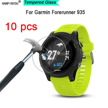 

10 Pcs/Lot For Garmin Forerunner 935 SmartWatch 9H Hardness 2.5D Ultra-thin Toughened Tempered Glass Film Screen Protector Guard