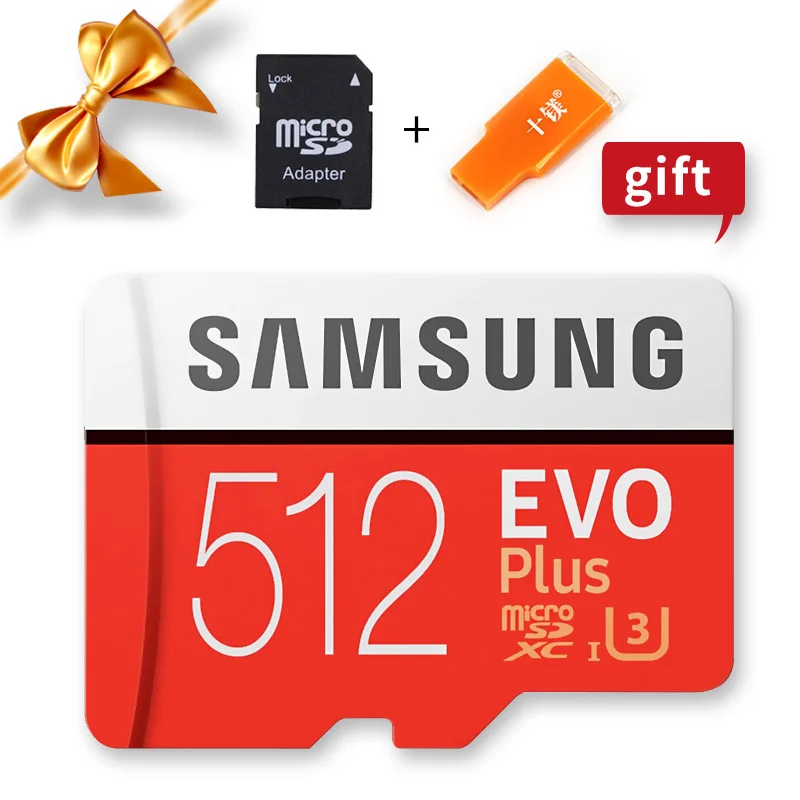Карта памяти SAMSUNG карты Micro SD TF класс 10 U3 U1 SDXC EVO 256 Гб 128 64 32 16 8 100 Мбит/сек|Карты