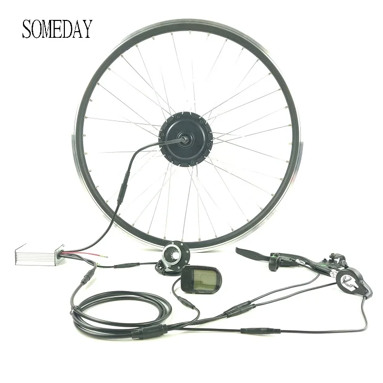 

Whole waterproof cable 36V 250W electric bicycle conversion kit front hub motor ebike wheel with KT LCD5 LCD3 display