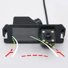 Impermeabile del CCD Dinamico Traiettoria Tracce Car Rear view Camera Inversione di Sostegno di Parcheggio Della Macchina Fotografica PER Kia Soul 2012 2013 2014