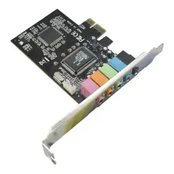 Новый PCI Express pci-e 5.1ch 6 каналов CMI8738 Аудио Звуковая карта