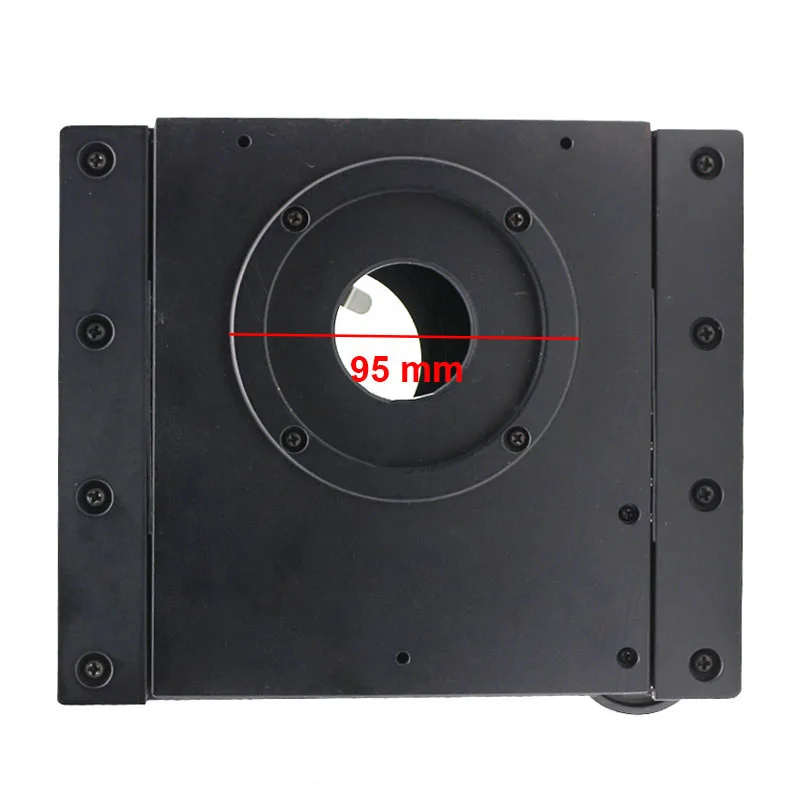 X-Y-Z Fine-tuning Working Stage Rotatable Microscope Universal Platform with Scale X-Y-Z Movement Stage for PCB Inspection