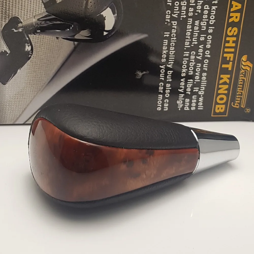 Wood Style Gear Shift Knob Replace 8mm For Toyota Prius 2009 2014in