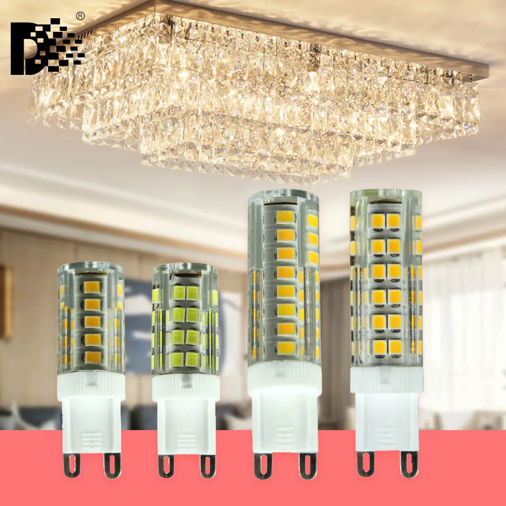 Buy super bright g9 led lamp bulb g9 mds 2835 220 v 3