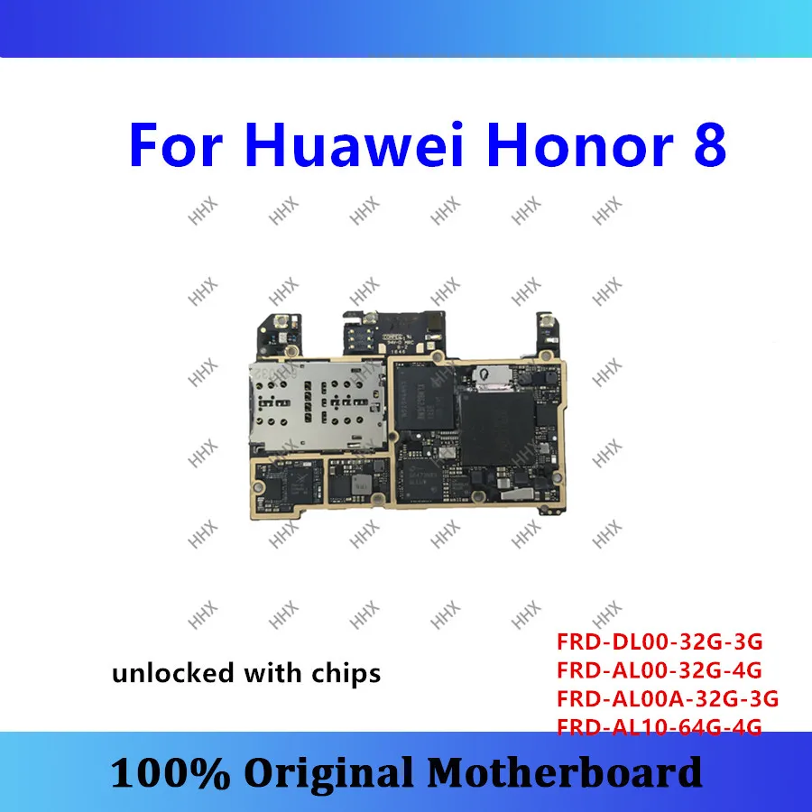 Для huawei honor 8 материнская плата FRD-DL00-32G-3G FRD-AL00-32G-4G FRD-AL00A-32G-3G FRD-AL10-64G-4G для honor 8 карт/панель