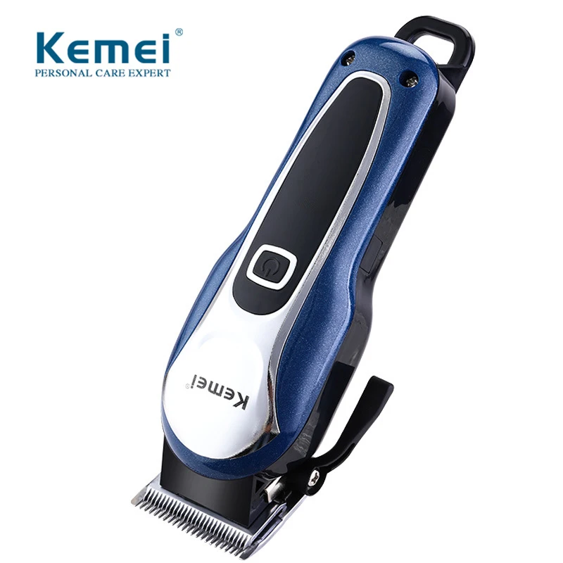Машинка для стрижки волос Kemei светодиодный Профессиональный клипер для волос Мужская электрическая машина для резки машинка для стрижки