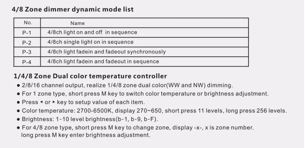 Мульти-пикселей RGB/RGB + W/RGB + CCT; AC85-265V вход; DMX512 выходной сигнал; многофункциональная DMX512 подстветка мастер-контроллер