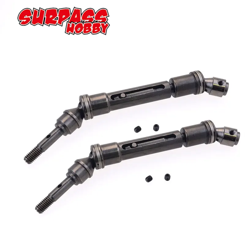 CVD Steel Front& Rear Drive Shaft Assembly Heavy Duty For Traxxas 1/10 Slash 4x4 Stampede VXL 2WD 6851R 6851X 6852R 6852X