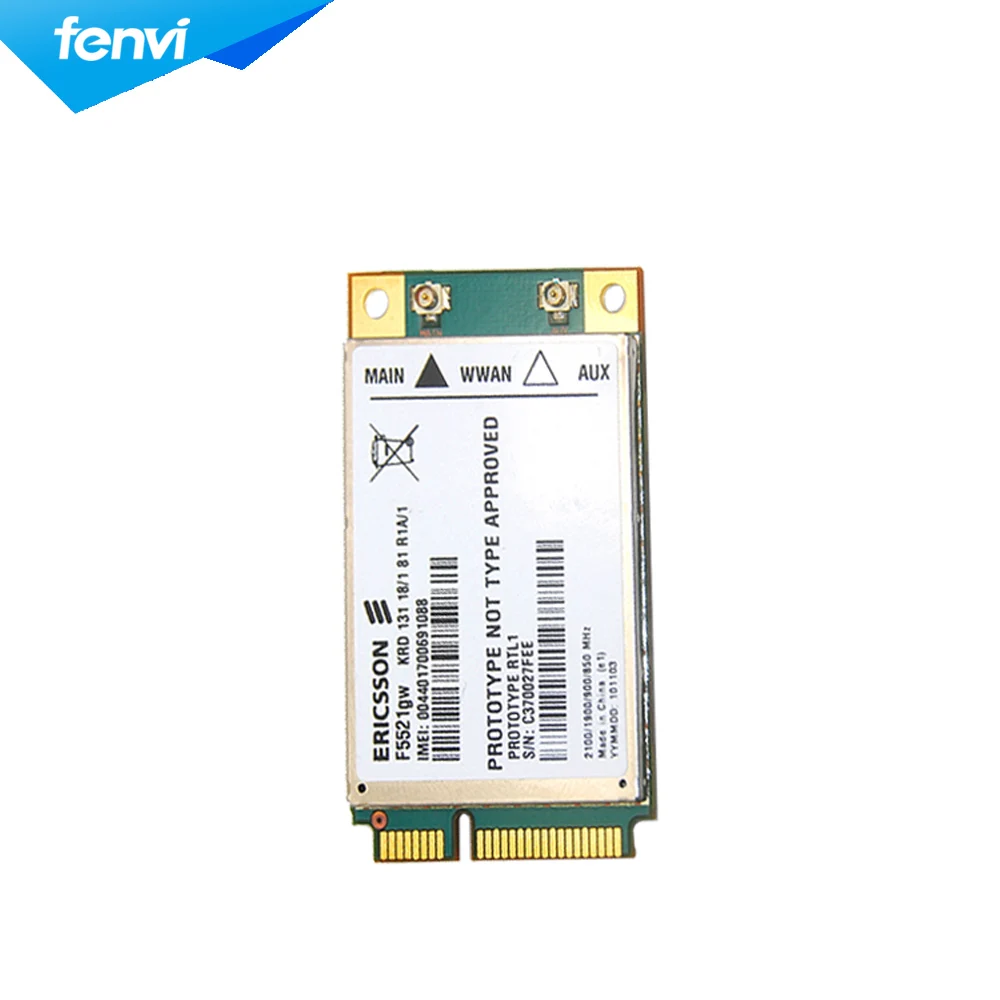 Универсальный Ericsson F5521GW Беспроводной WWAN 3 Г Карта 21 Мбит HSPA + HSPA/EDGE/GPRS/GSM Модуль